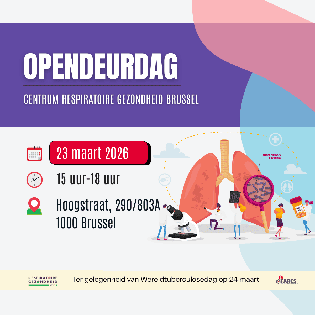 Open Dag van het Brusselse Centrum voor Tuberculosepreventie